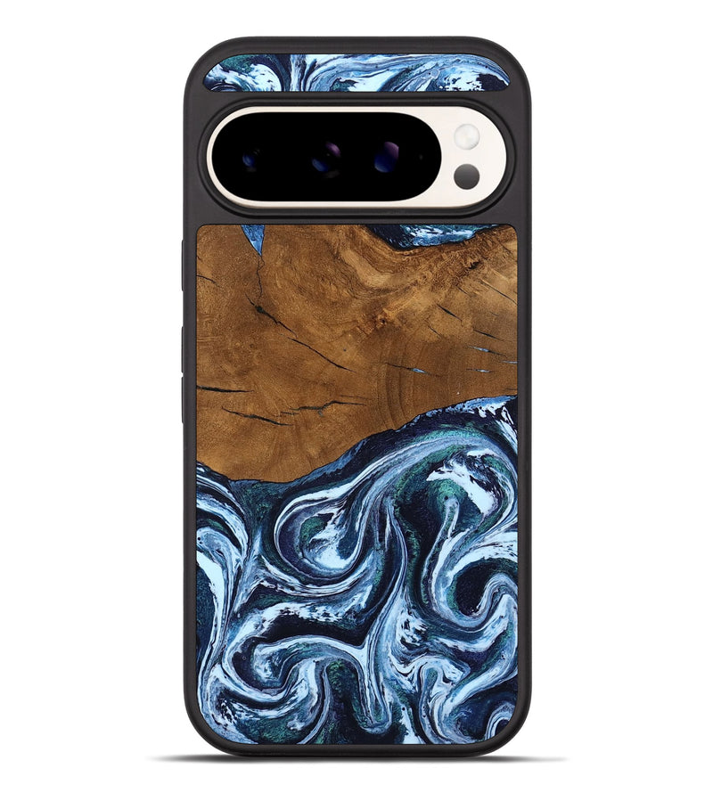 Pixel 10 Pro XL Wood Phone Case - Kirsten (Blue, 804942)