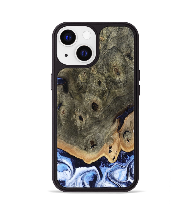 iPhone 13 Wood Phone Case - Saul (Blue, 804944)