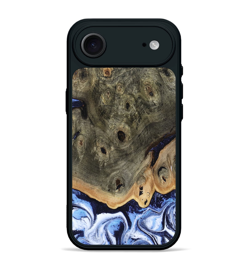 iPhone 17 Air Wood Phone Case - Saul (Blue, 804944)