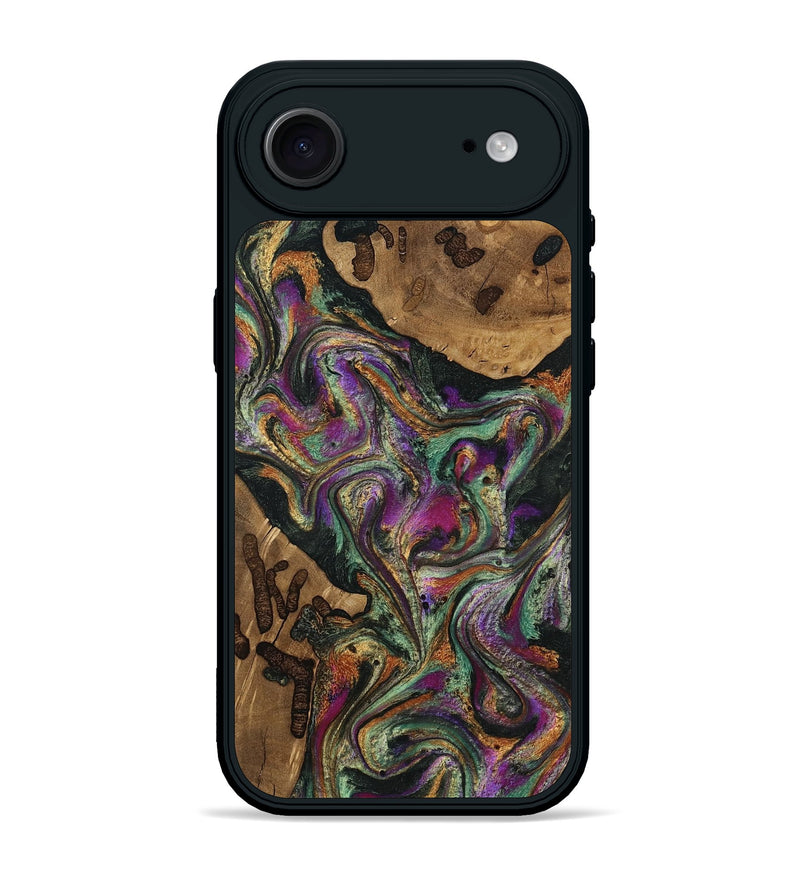 iPhone 17 Air Wood Phone Case - Danny (Green, 805088)