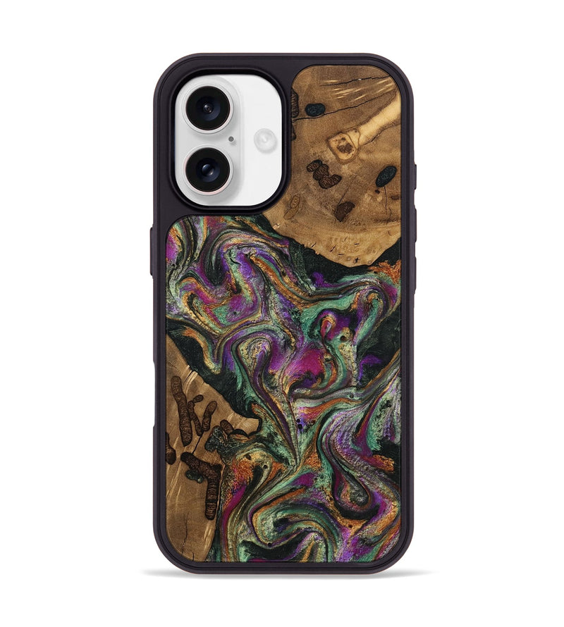 iPhone 17 Wood Phone Case - Danny (Green, 805088)
