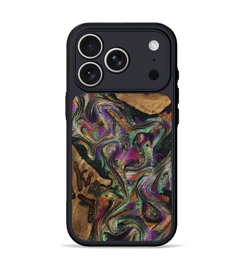 iPhone 17 Pro Wood Phone Case - Danny (Green, 805088)