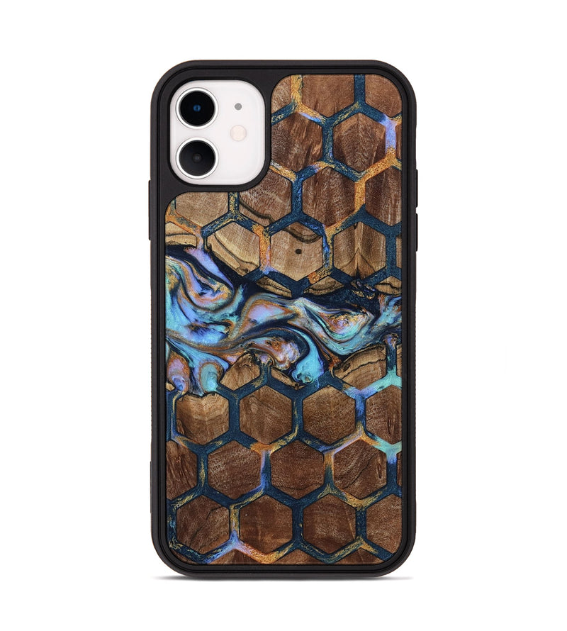 iPhone 11 Wood Phone Case - Yolanda (Pattern, 805090)