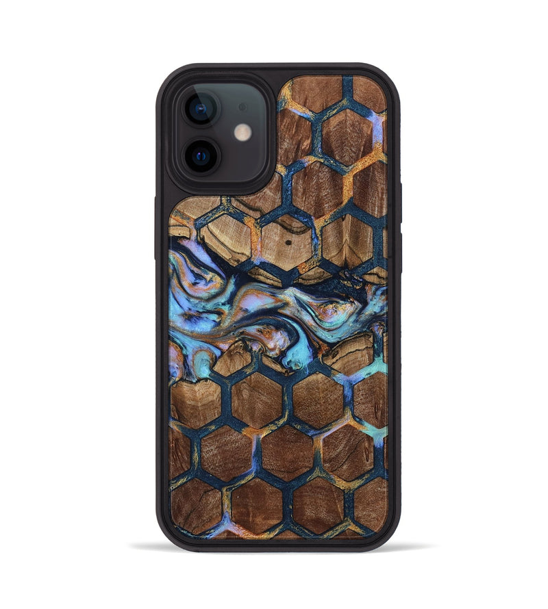 iPhone 12 Wood Phone Case - Yolanda (Pattern, 805090)
