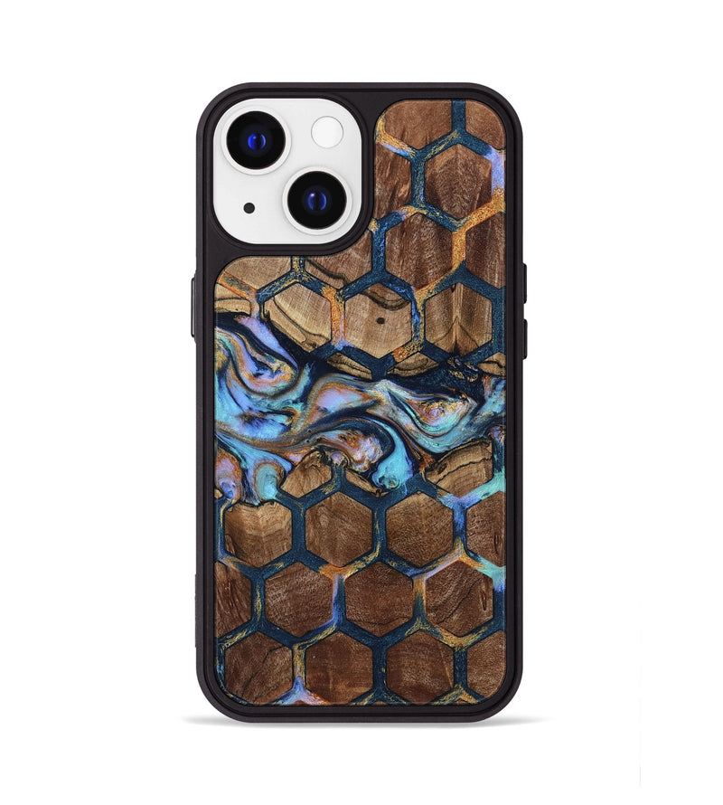 iPhone 13 Wood Phone Case - Yolanda (Pattern, 805090)