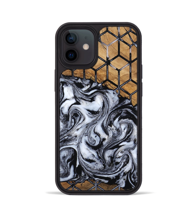 iPhone 12 Wood Phone Case - Emerie (Pattern, 805091)