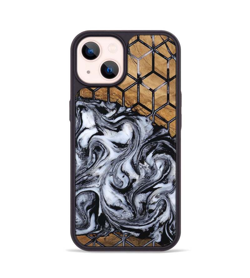 iPhone 14 Wood Phone Case - Emerie (Pattern, 805091)