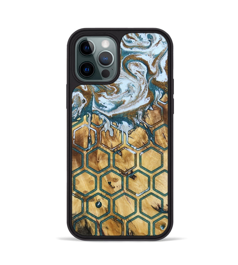 iPhone 12 Pro Wood Phone Case - Yahaira (Pattern, 805098)