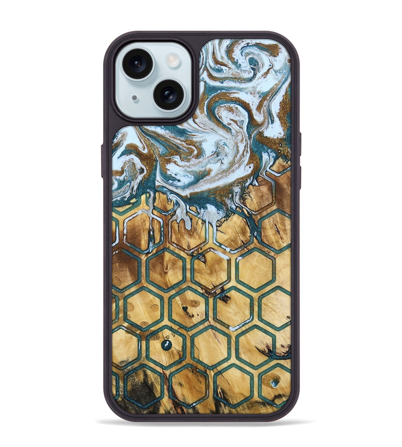 iPhone 15 Plus Wood Phone Case - Yahaira (Pattern, 805098)