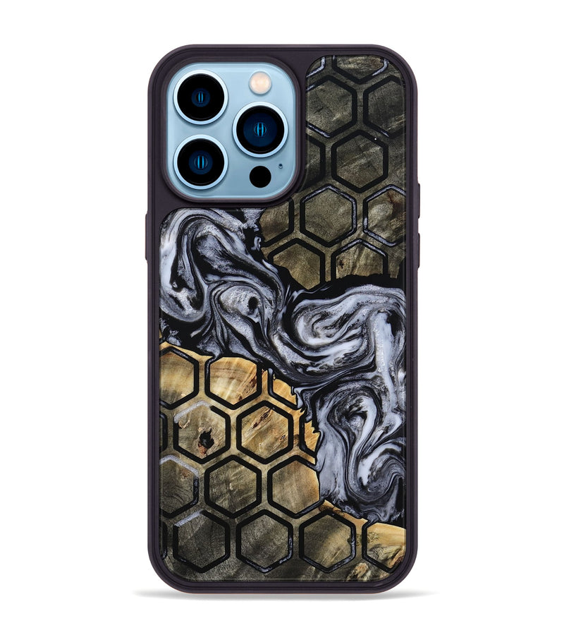 iPhone 14 Pro Max Wood Phone Case - Marcus (Pattern, 805100)