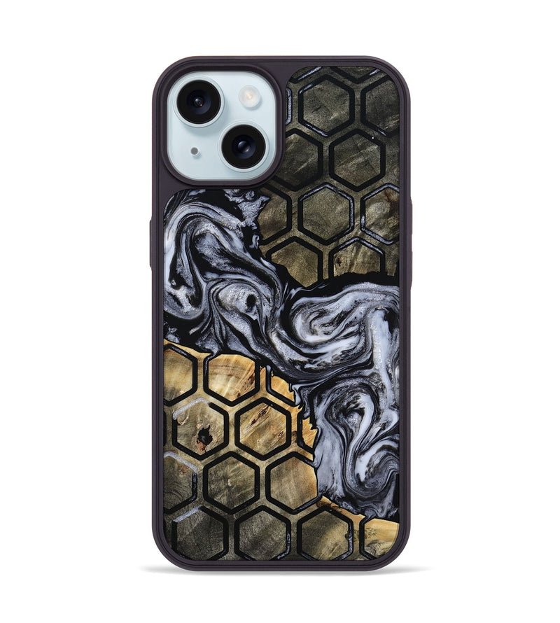iPhone 15 Wood Phone Case - Marcus (Pattern, 805100)