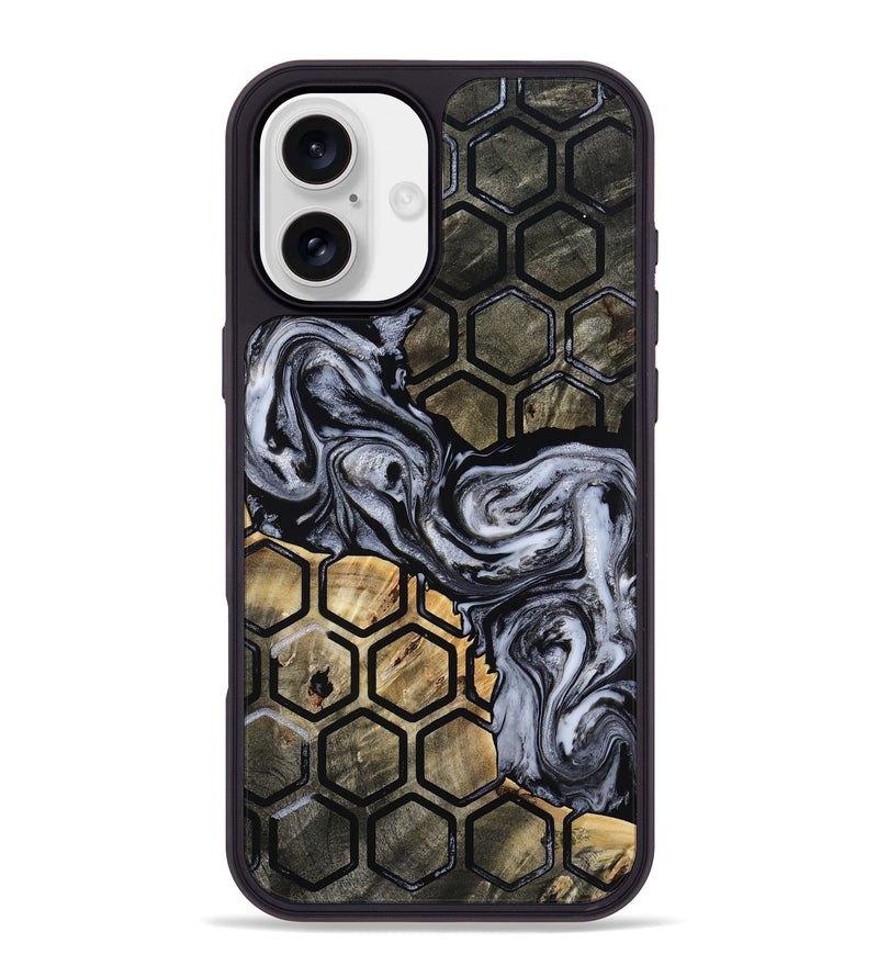 iPhone 16 Plus Wood Phone Case - Marcus (Pattern, 805100)