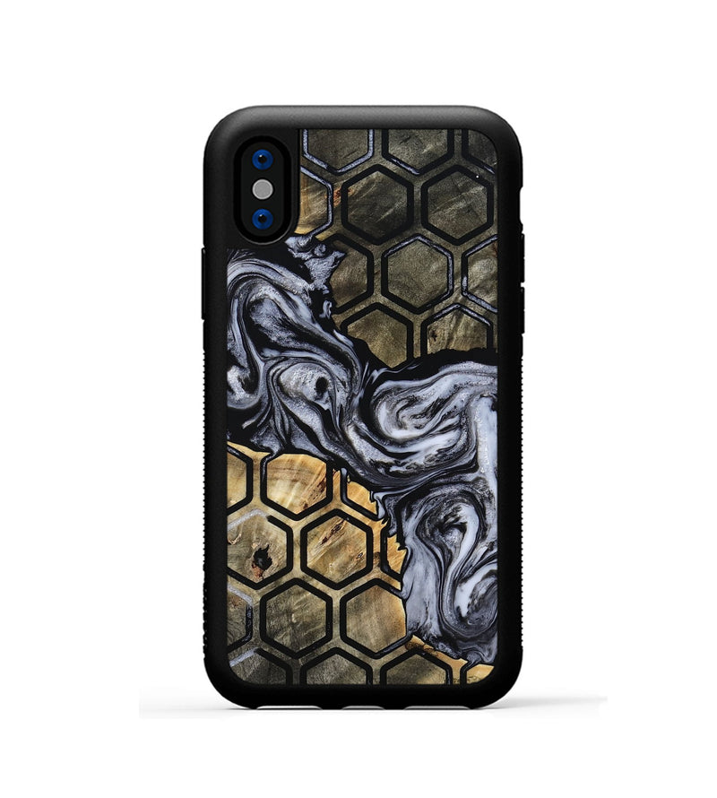 iPhone Xs Wood Phone Case - Marcus (Pattern, 805100)