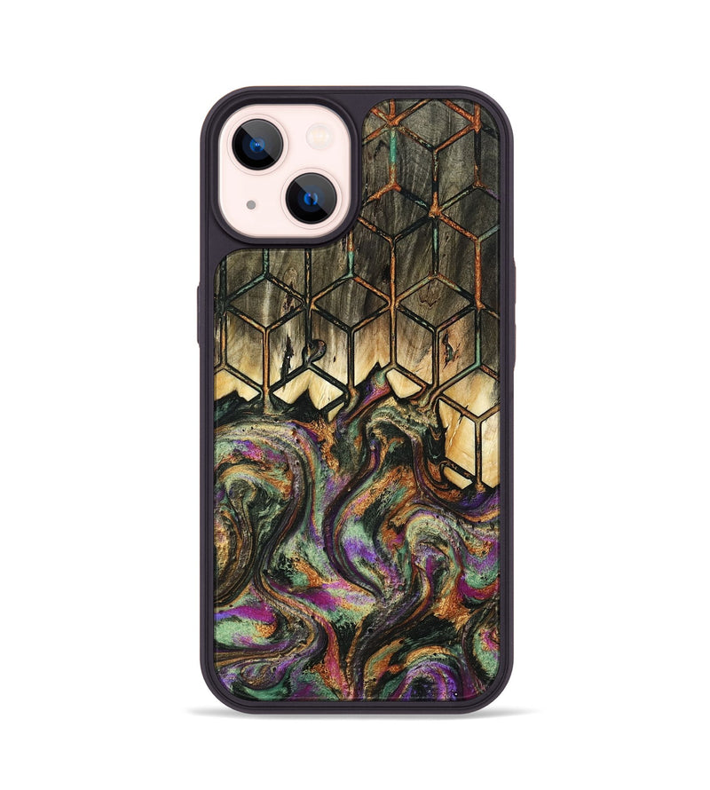 iPhone 14 Wood Phone Case - Gerardo (Pattern, 805101)