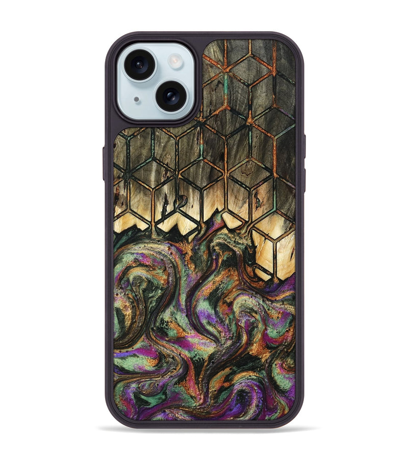 iPhone 15 Plus Wood Phone Case - Gerardo (Pattern, 805101)