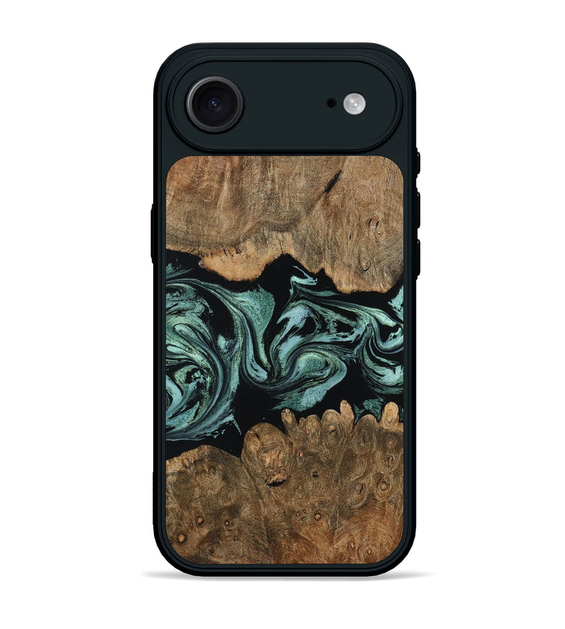 iPhone 17 Air Wood Phone Case - Betty (Green, 805113)