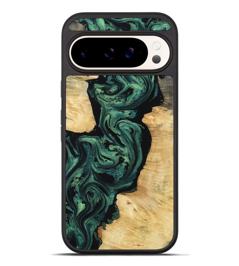 Pixel 10 Pro XL Wood Phone Case - Hailie (Green, 805116)