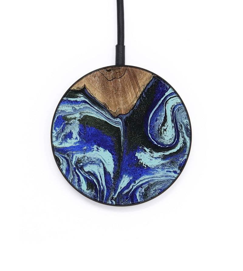 Circle Wood Wireless Charger - Kirby (Blue, 805117)