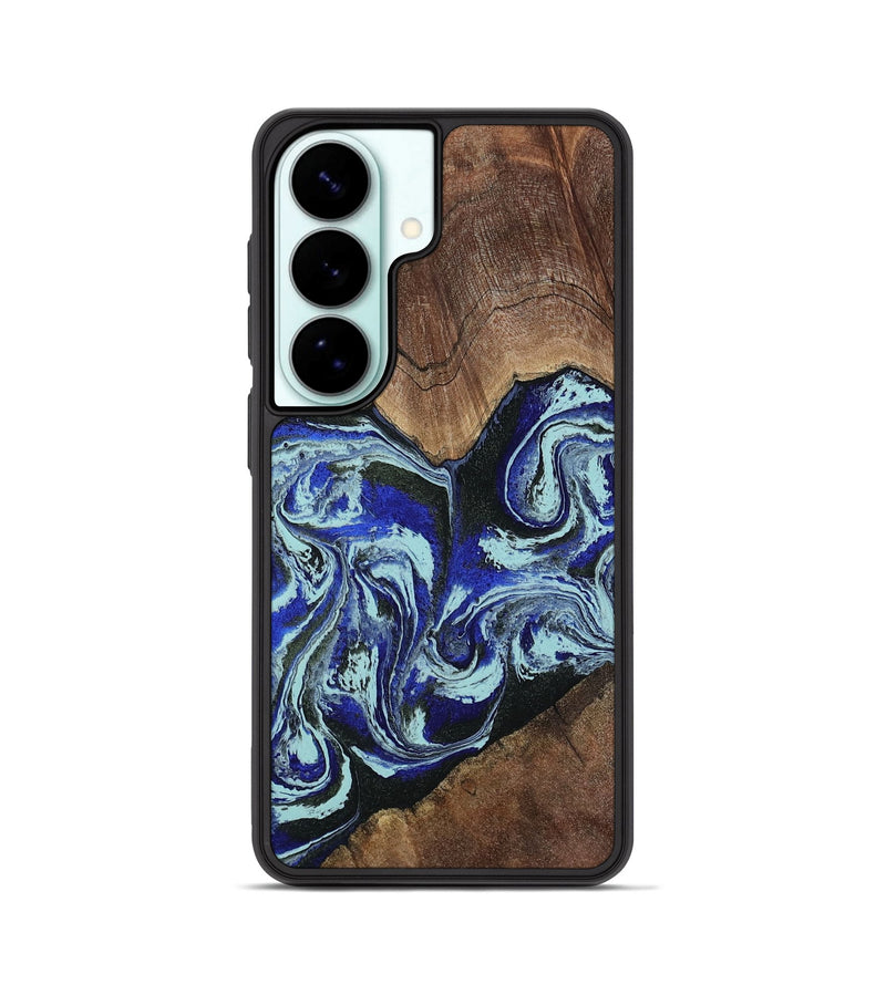 Galaxy S26 Wood Phone Case - Kirby (Blue, 805117)