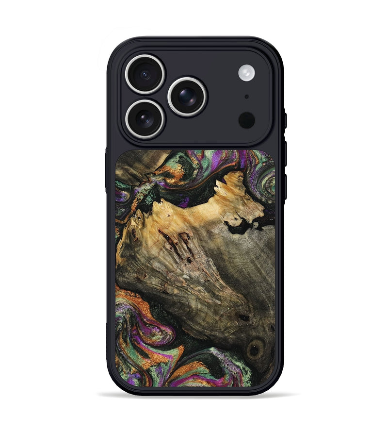 iPhone 17 Pro Wood Phone Case - Rex (Green, 805118)