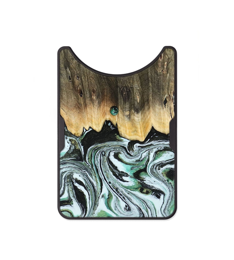 Alloy Wood Wallet - Cecily (Green, 805120)