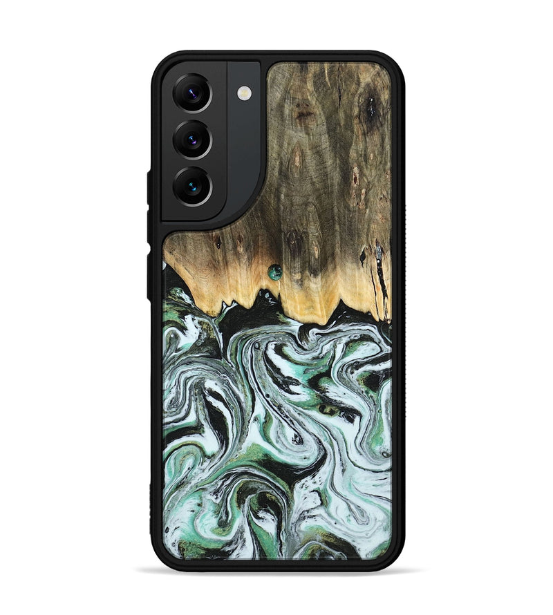 Galaxy S22 Plus Wood Phone Case - Cecily (Green, 805120)