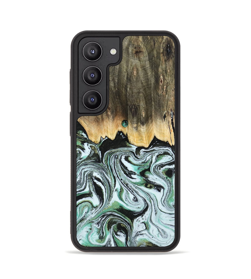 Galaxy S23 Wood Phone Case - Cecily (Green, 805120)