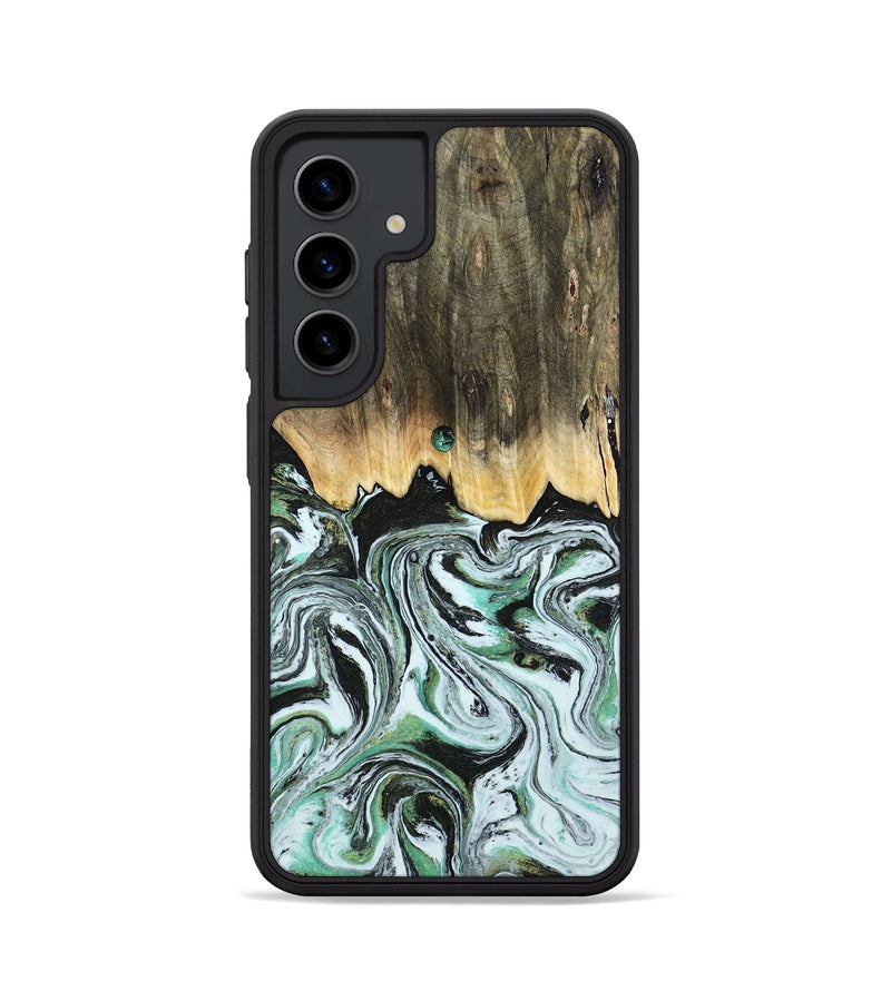 Galaxy S24 Wood Phone Case - Cecily (Green, 805120)