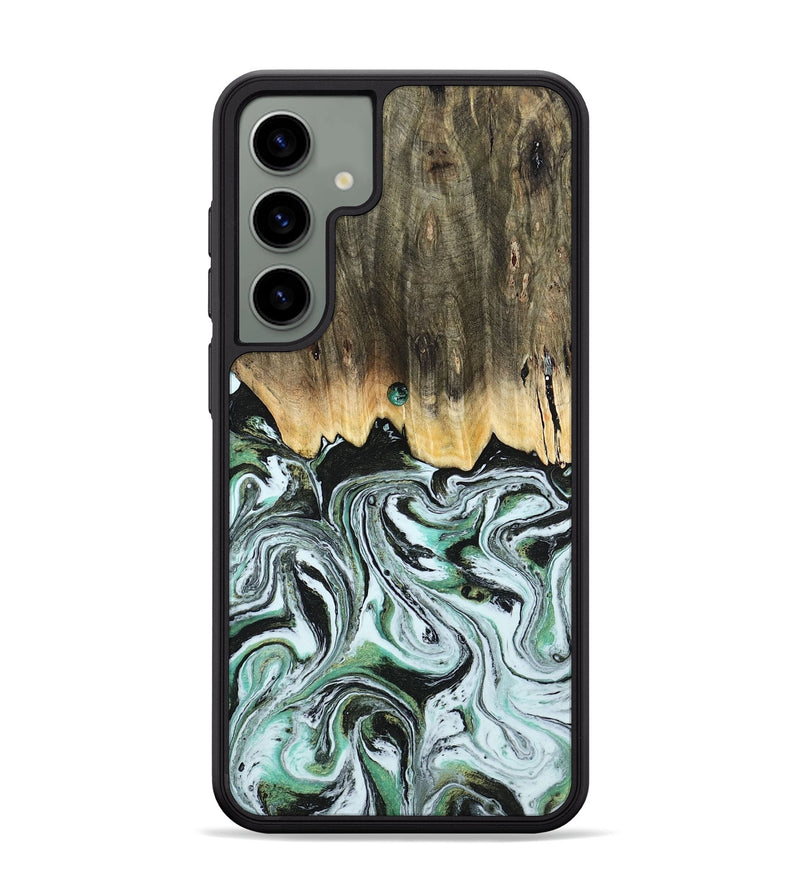 Galaxy S24 Plus Wood Phone Case - Cecily (Green, 805120)