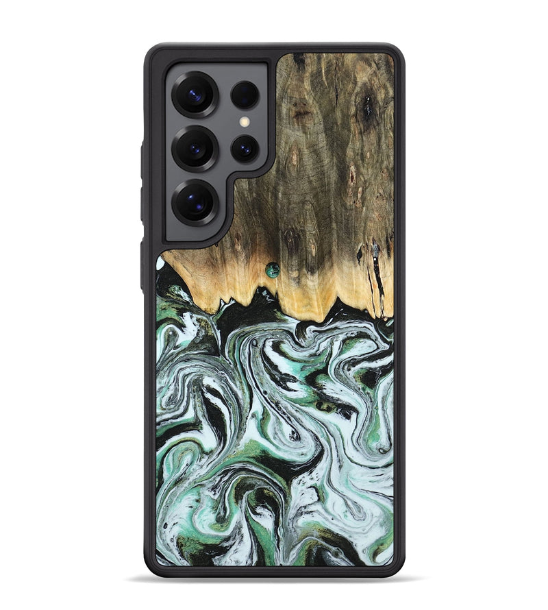 Galaxy S25 Ultra Wood Phone Case - Cecily (Green, 805120)