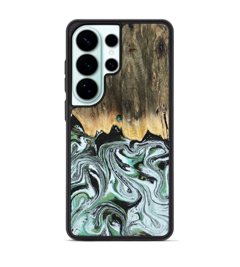 Galaxy S26 Ultra Wood Phone Case - Cecily (Green, 805120)