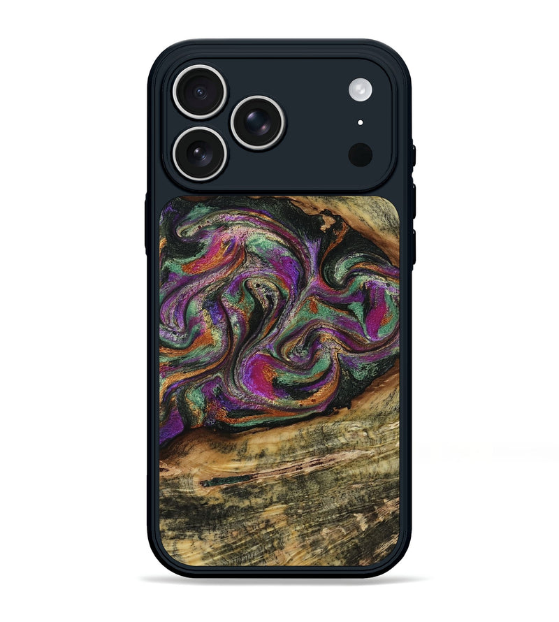 iPhone 17 Pro Max Wood Phone Case - Landyn (Green, 805121)