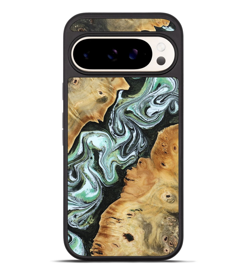 Pixel 10 Pro XL Wood Phone Case - Jerad (Green, 805122)