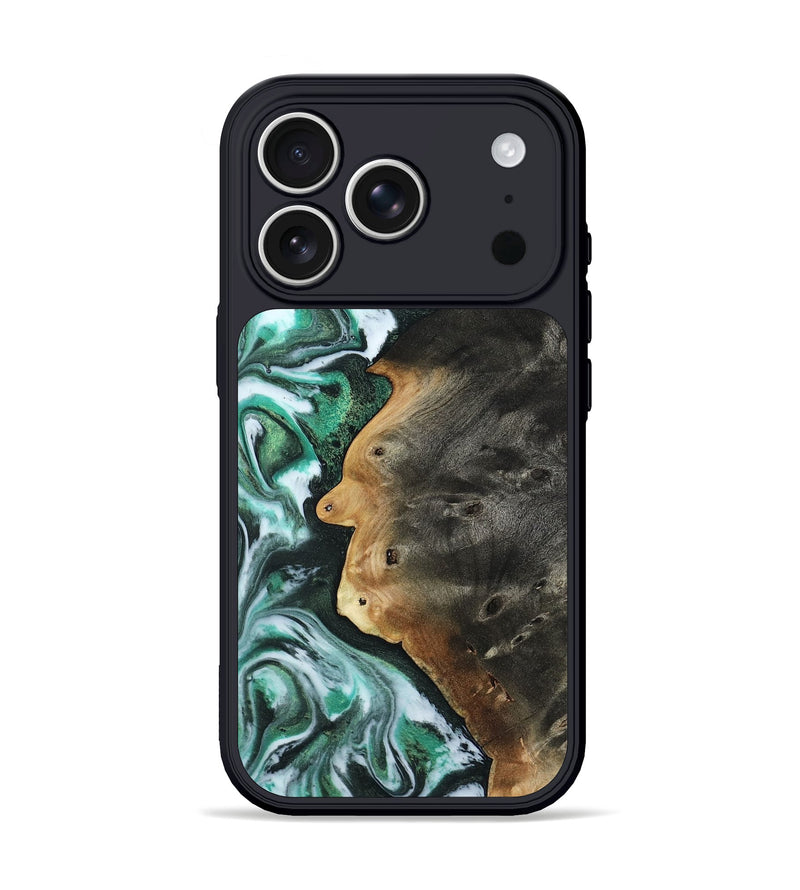 iPhone 17 Pro Wood Phone Case - Ludwig (Green, 805123)