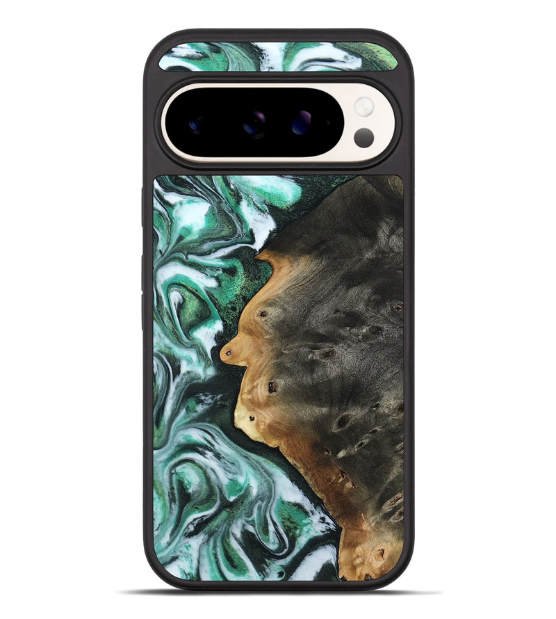 Pixel 10 Pro XL Wood Phone Case - Ludwig (Green, 805123)