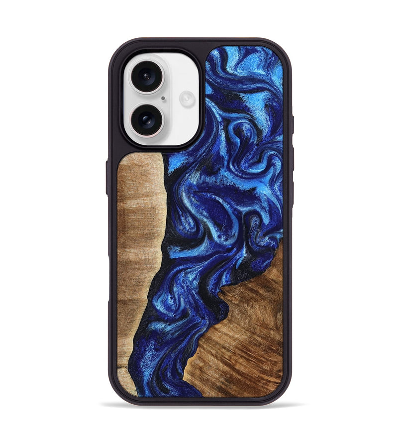 iPhone 17 Wood Phone Case - Everest (Blue, 805129)