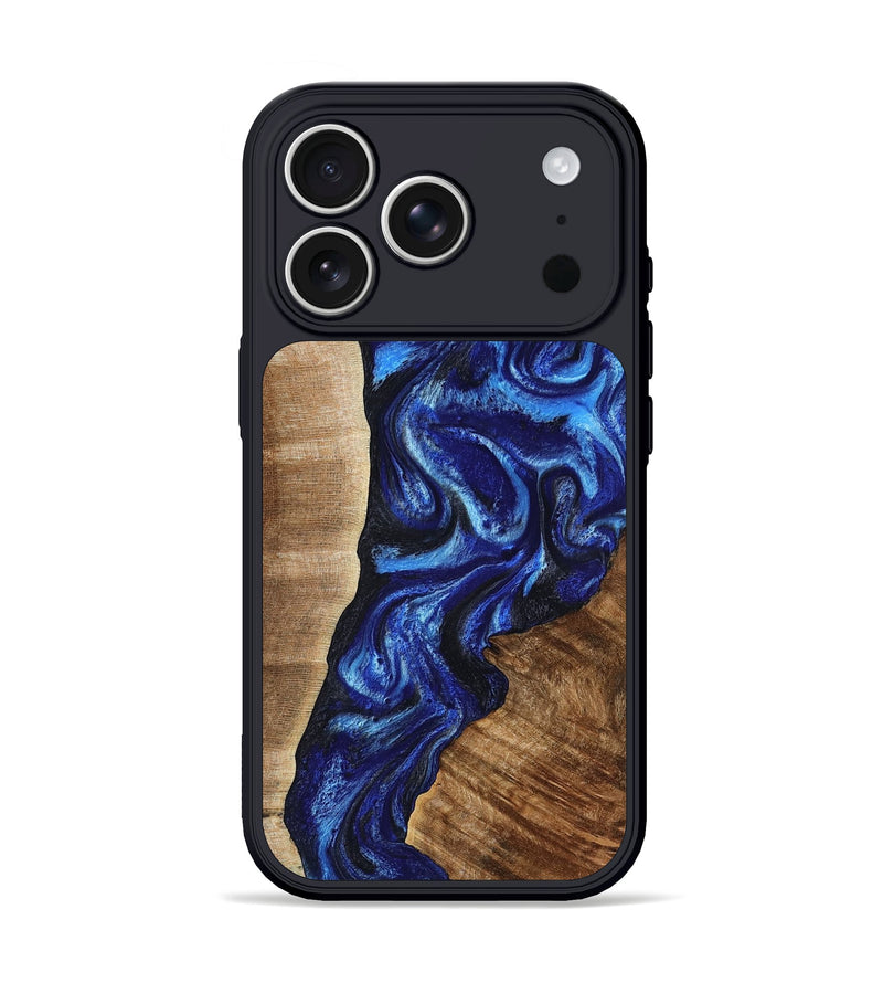 iPhone 17 Pro Wood Phone Case - Everest (Blue, 805129)
