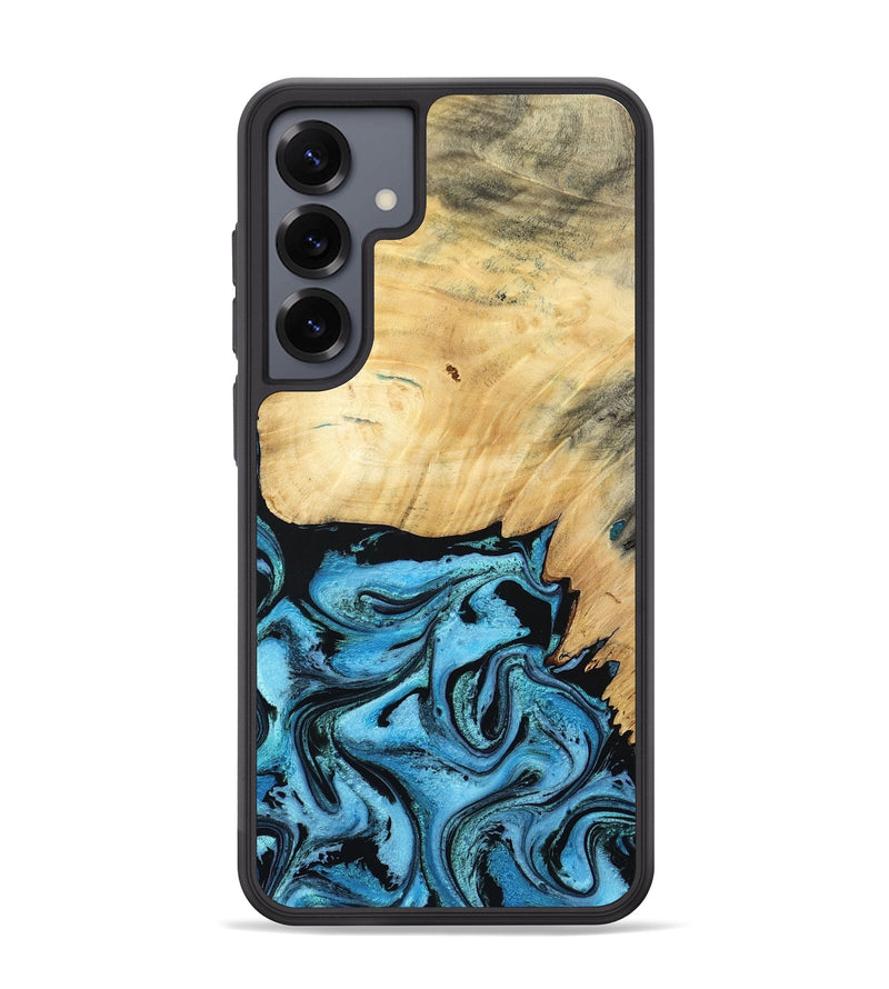 Galaxy S25 Plus Wood Phone Case - Rubin (Blue, 805130)