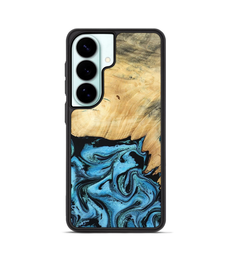 Galaxy S26 Wood Phone Case - Rubin (Blue, 805130)