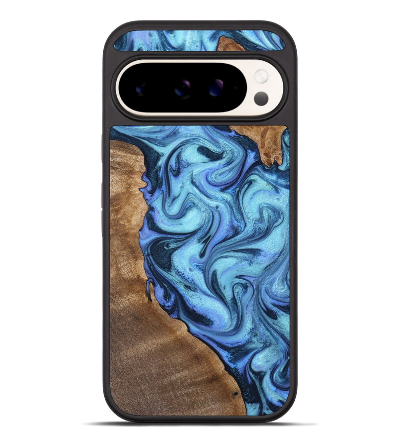 Pixel 10 Pro XL Wood Phone Case - Mollie (Blue, 805133)