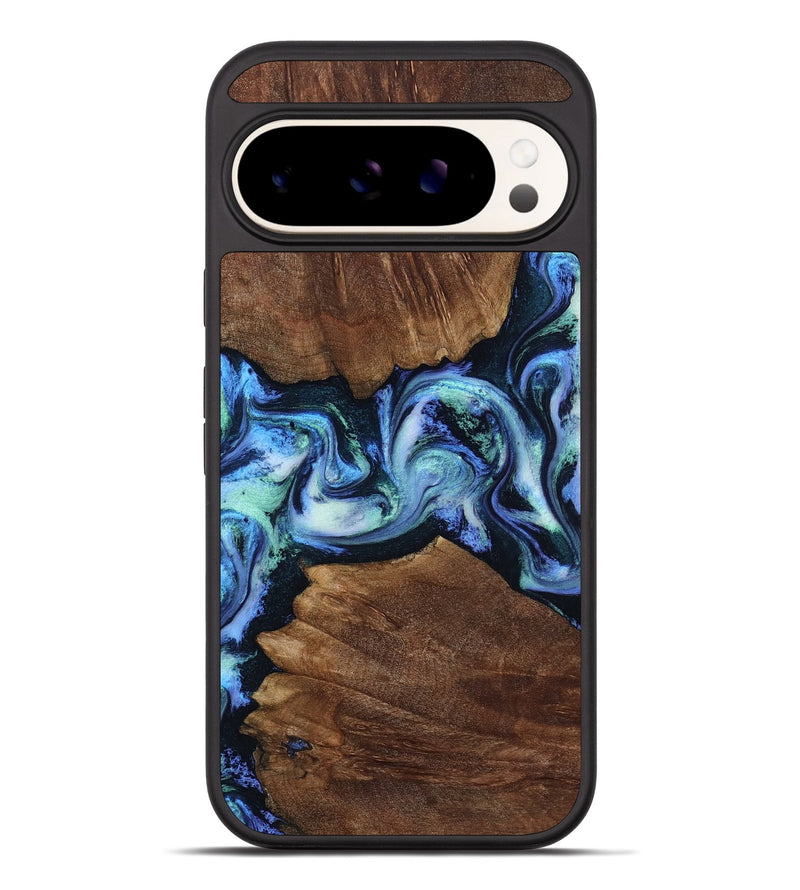 Pixel 10 Pro XL Wood Phone Case - Verla (Blue, 805141)