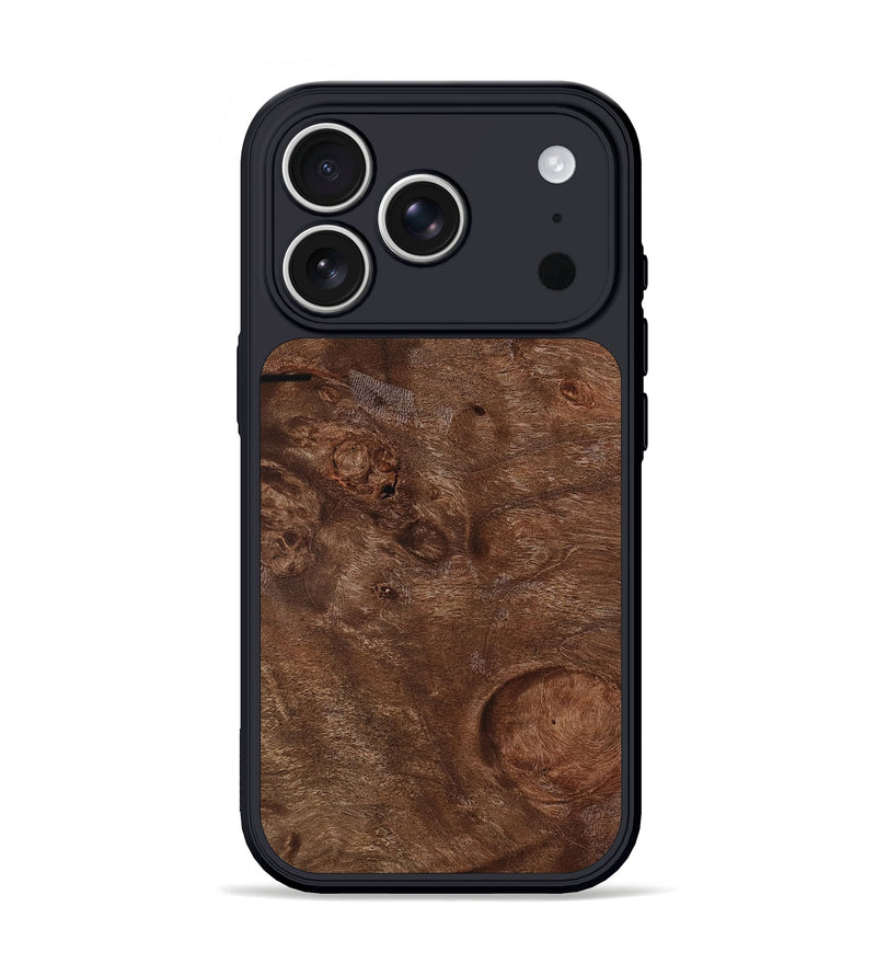 iPhone 17 Pro Wood Phone Case - Teo (Wood Burl, 805155)