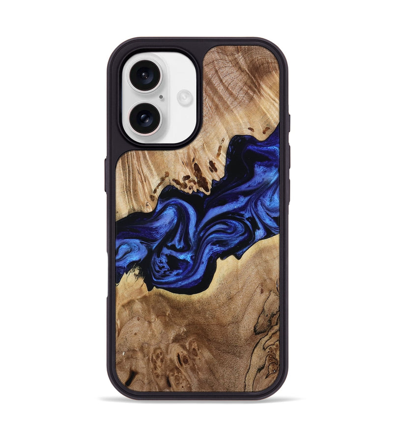iPhone 17 Wood Phone Case - Riggs (Blue, 805175)