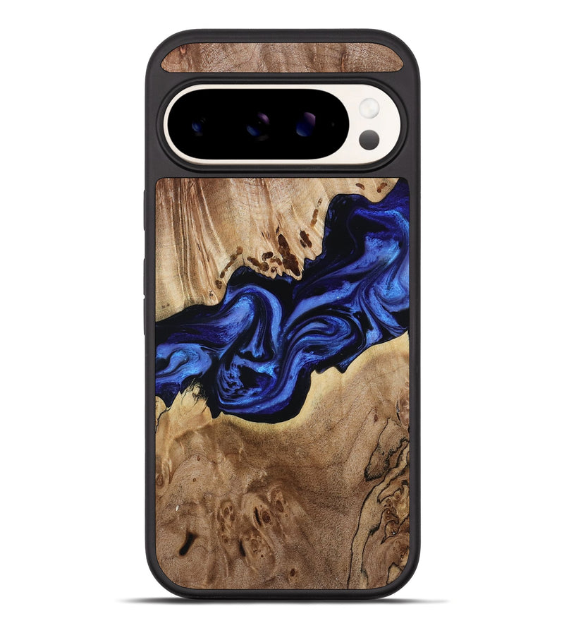 Pixel 10 Pro XL Wood Phone Case - Riggs (Blue, 805175)