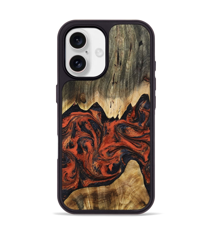 iPhone 17 Wood Phone Case - Jeffery (Red, 805176)