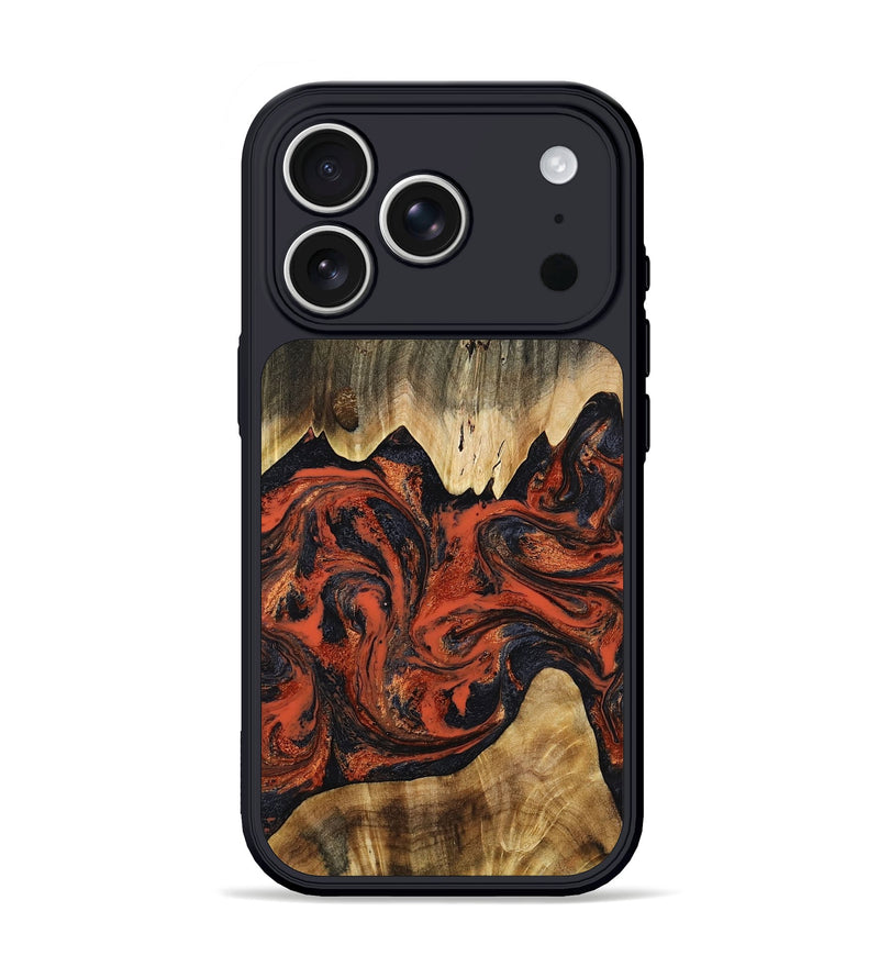 iPhone 17 Pro Wood Phone Case - Jeffery (Red, 805176)