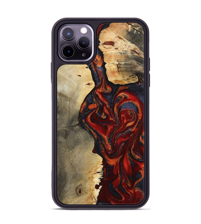 iPhone 11 Pro Max Wood Phone Case - Van (Red, 805182)