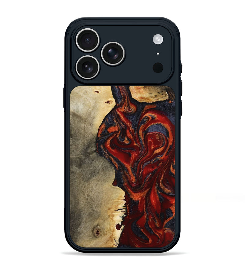 iPhone 17 Pro Max Wood Phone Case - Van (Red, 805182)