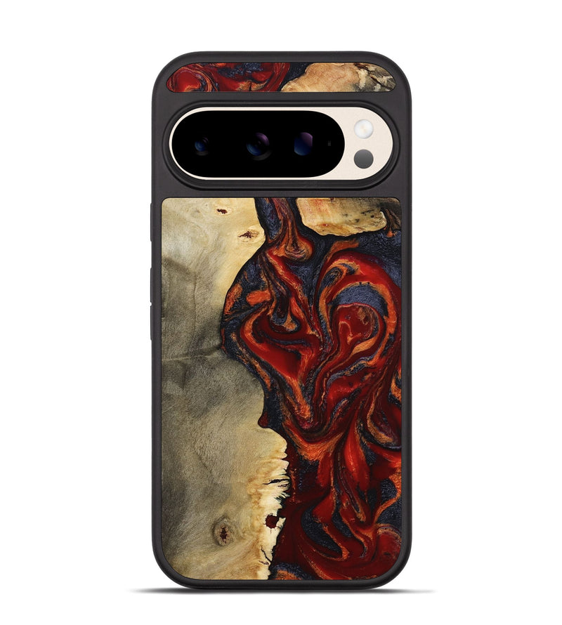 Pixel 10 Wood Phone Case - Van (Red, 805182)