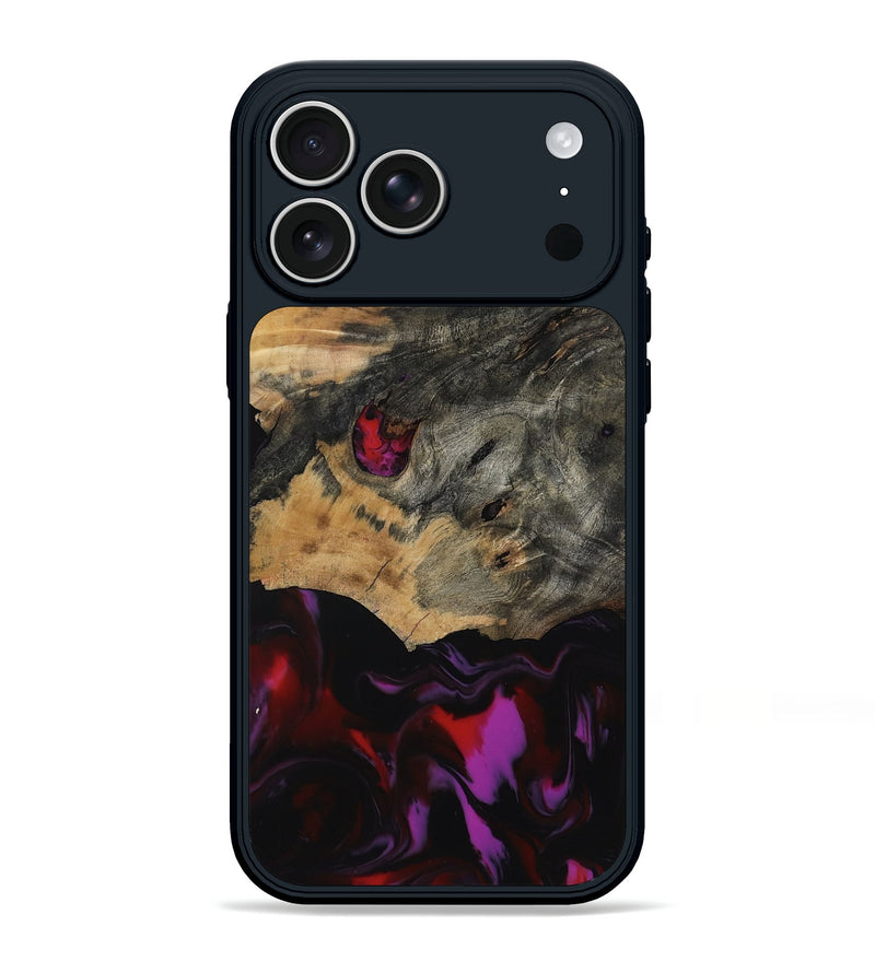 iPhone 17 Pro Max Wood Phone Case - Legend (Red, 805183)